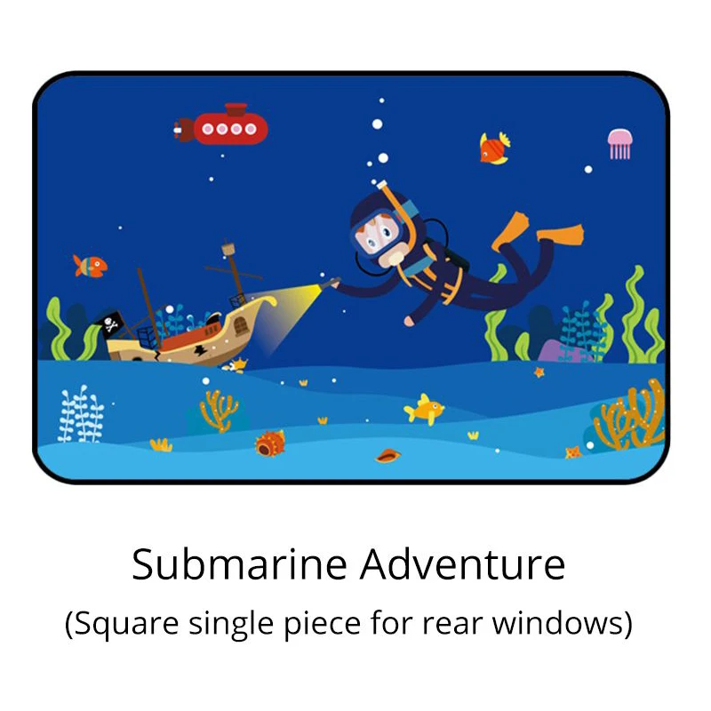 
Window Curtain Magnetic shade Cartoon Magnetic Sunscreen Car Sun Protection Window Curtain Summer Adjustable Sunscreen Sun Shade 