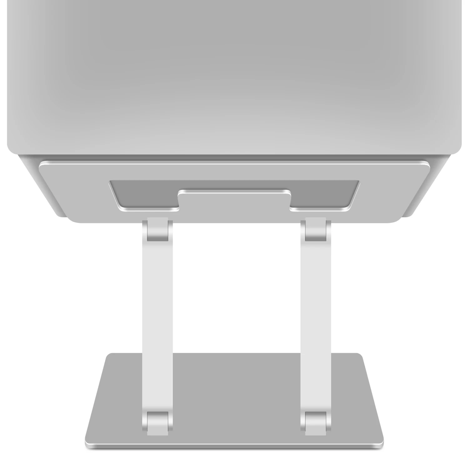 Lightweight Simple Cooling Design Laptop Holder Desktop Stand Made Of Aluminum Adjustable Height Tabletop Notebook Stand Bracket