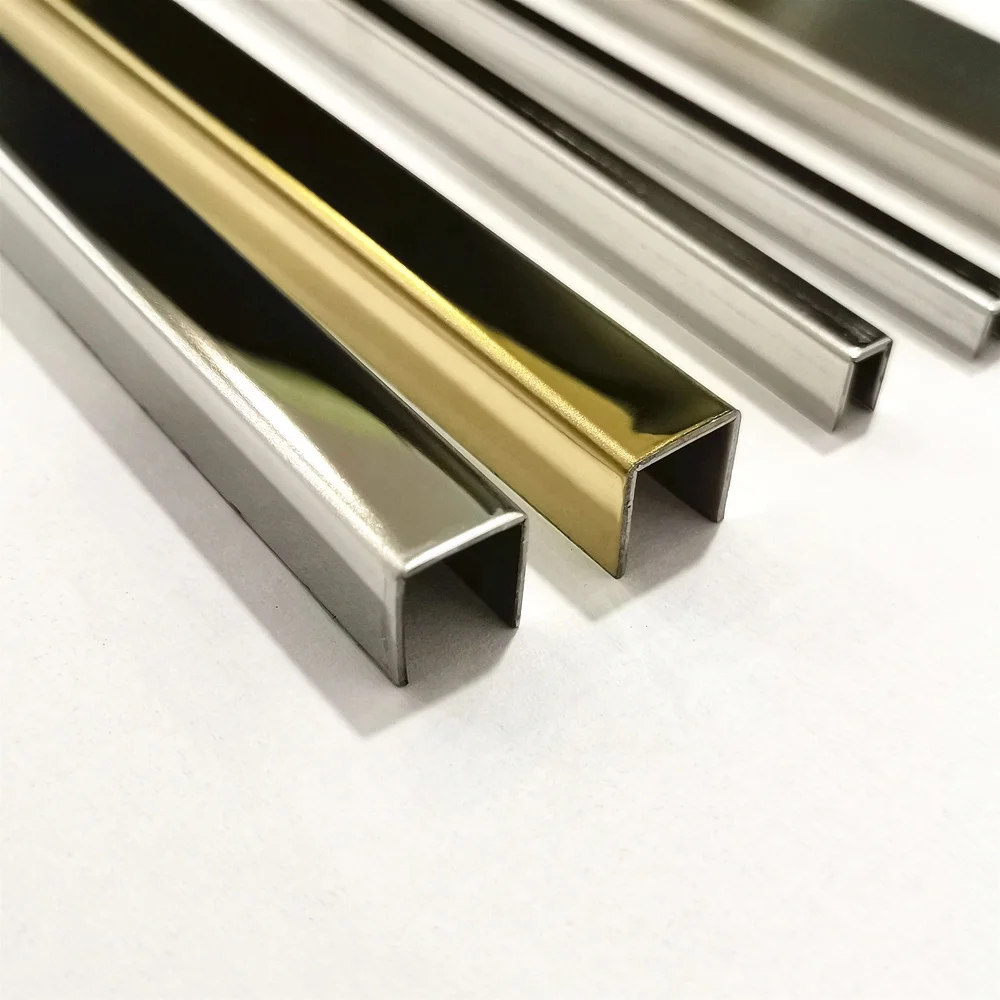 Декоративная отделка, потолочные металлические профили, изогнутая потолочная рама из нержавеющей стали, U-образный канал