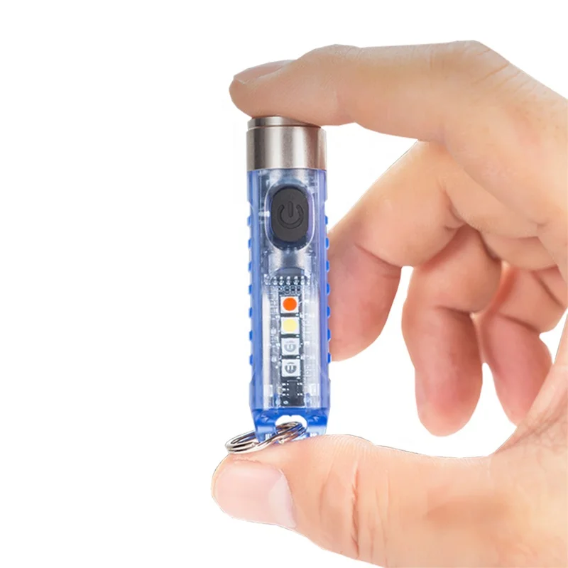 Маленький портативный Перезаряжаемый фонарик с разъемом type-c мощный 400lm мини светодиодные фонарики Магнитный для кемпинга