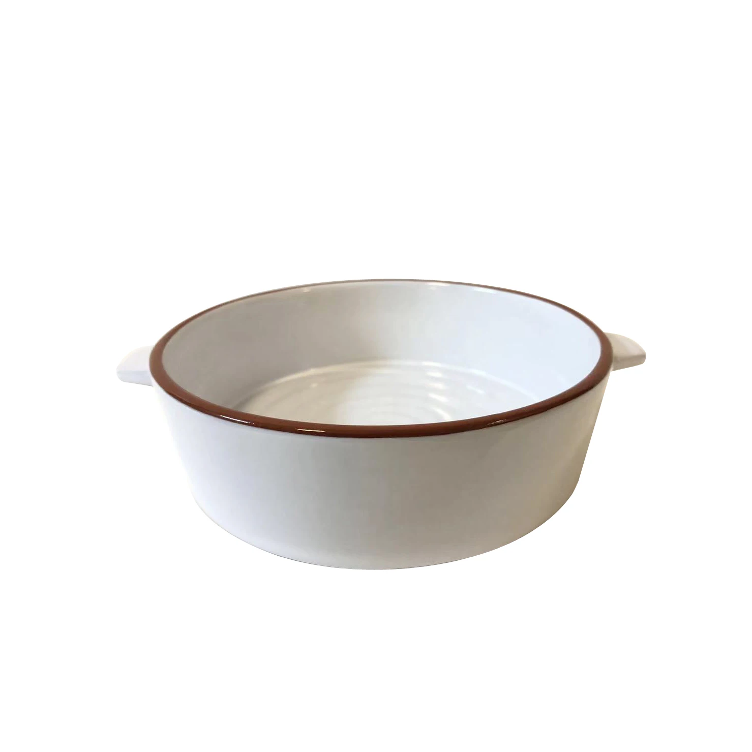 Wholesale Ceramic Bakeware Baking Pans Oven Tray with Handles