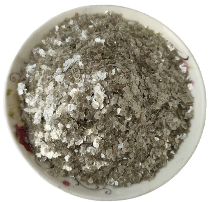 Colored mica flakes for epoxy metallic floor paint Wallpaper decorative