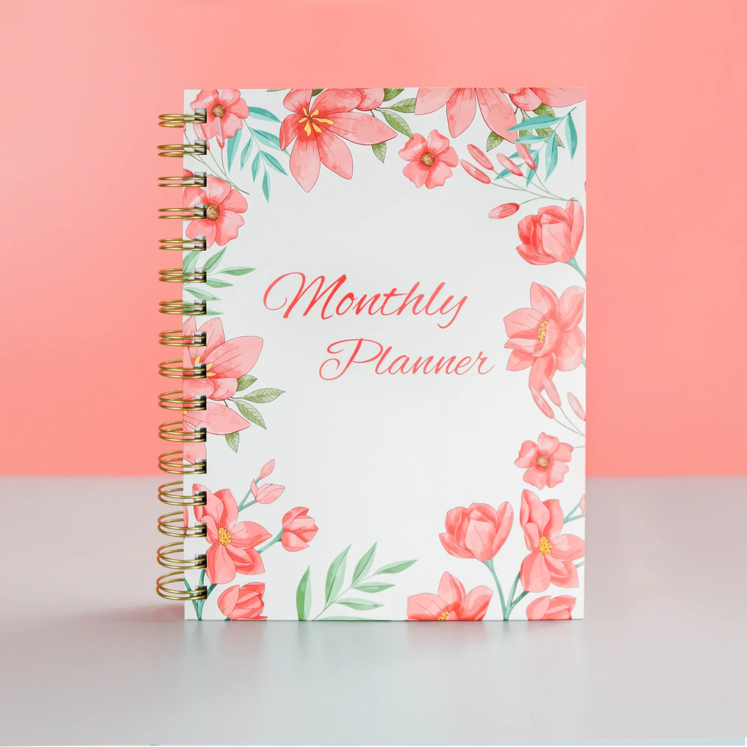 Customized 2022 Schedule This Planner Daily Plan This Fashionable Business Office Calendar A5 Coil Notebook English Book