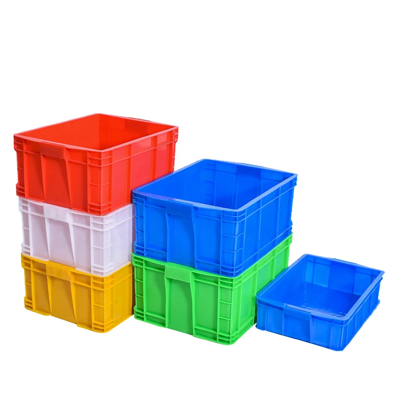Plastic PP crates turnover box transportation workshop spare parts storage