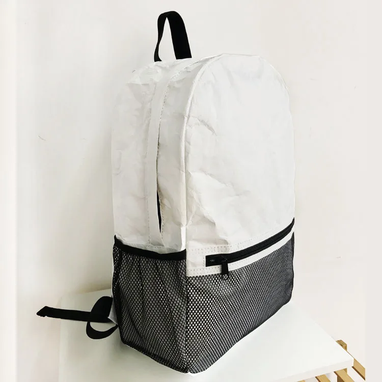 High quality lightweight designer foldable waterproof laptop tyvek paper backpack