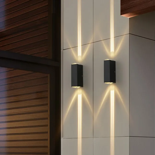 Exterior Waterproof Outside Wall Sconce 6w Modern Design with Led Outdoor Wall Light