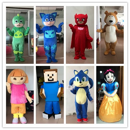 Instock Cheap Price Tv&Movie Cartoon Cosplay Funny Dog character patrol Mascot Costumes for Adults