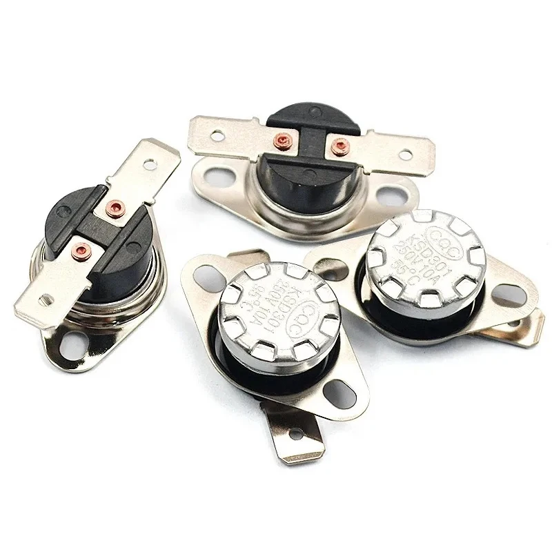 Bimetal thermostat KSD301 0C~350C Temperature Switch Thermal Control 75C 85C 95C 105C 125C 135C 145C 180C 250C 300C 350C Degree