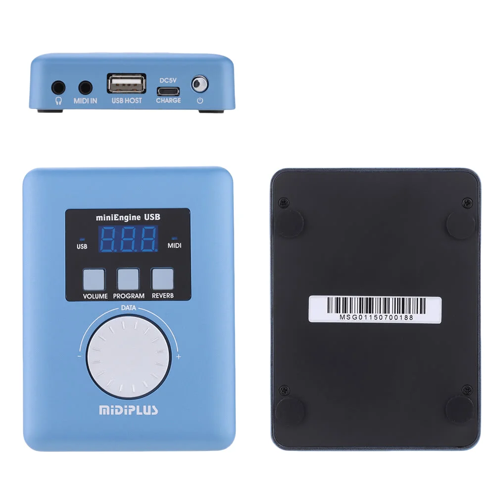 MIDIPLUS miniEngine pro Portable Usb Midi Sound Generator Lightweight Universal Midi Device Create Music Anytime Anywhere