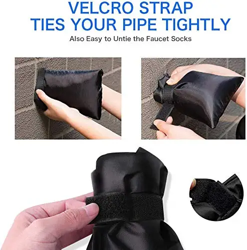 Thickened oxford cloth outdoor courtyard winter rain and snow resistant tear resistance low temperature faucet protection cover