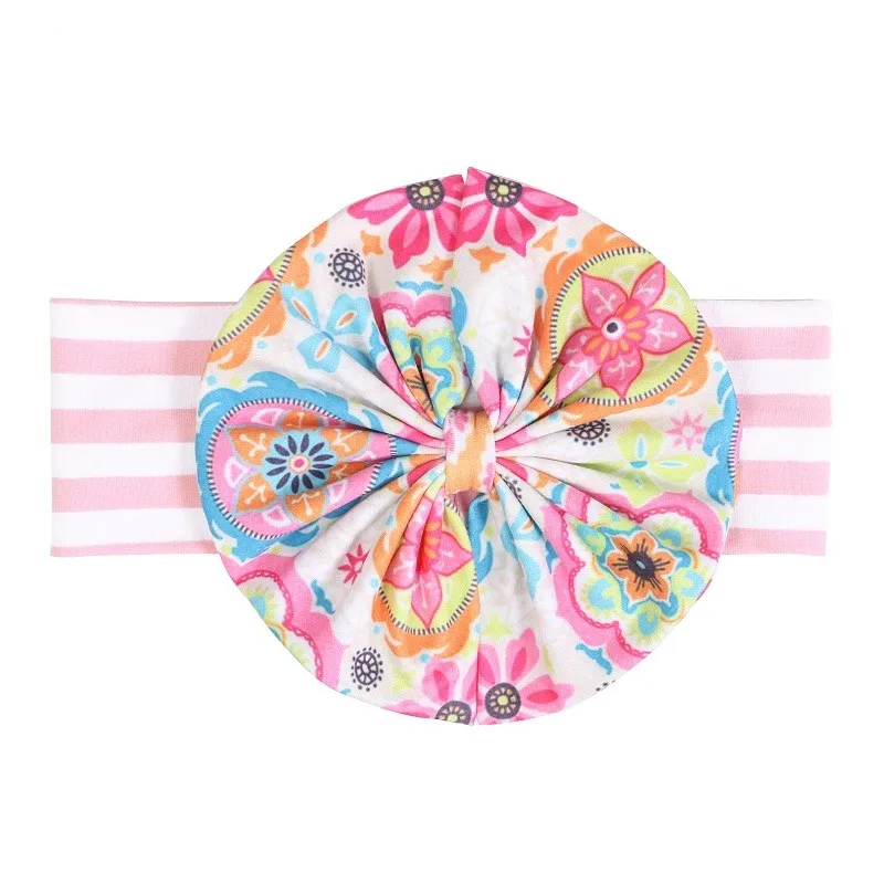Kids Accessories Wholesale Baby Girls Cotton Wool Bow  Solid Color Baby Headband