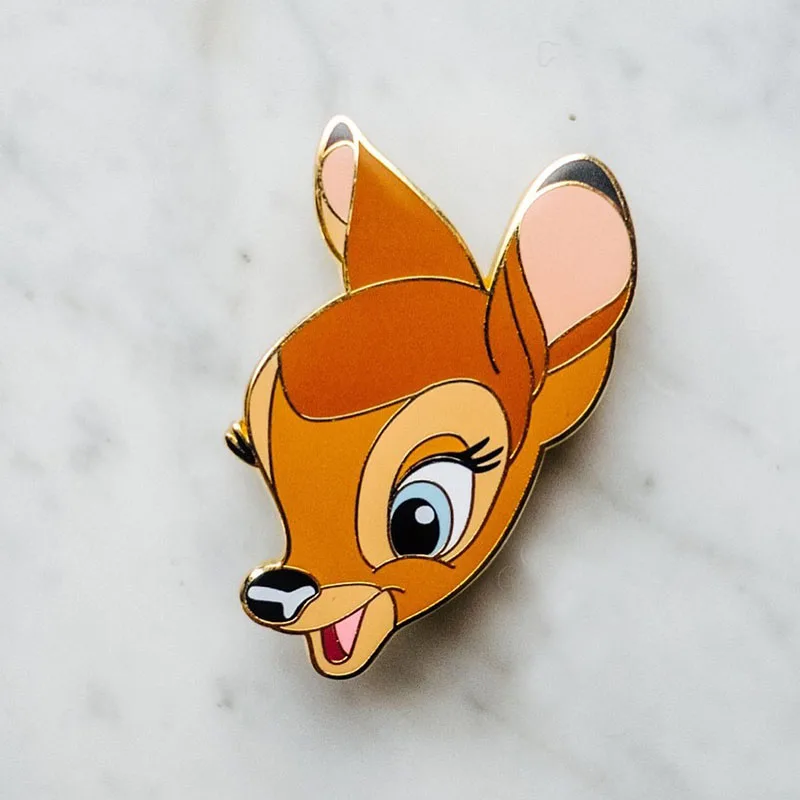Индивидуальная мультяшная заколка с оленем для рюкзака свитера джинсовой рубашки украшения булавка для лацкана металлическая брошь значок высокого качества