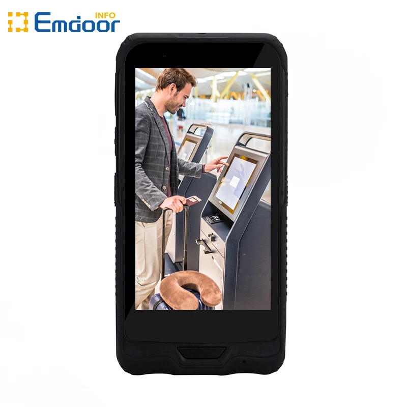 6-дюймовый IP65 Водонепроницаемый NFC Прочный портативный терминал с 1D/2D сканер штрих-кода для доставки