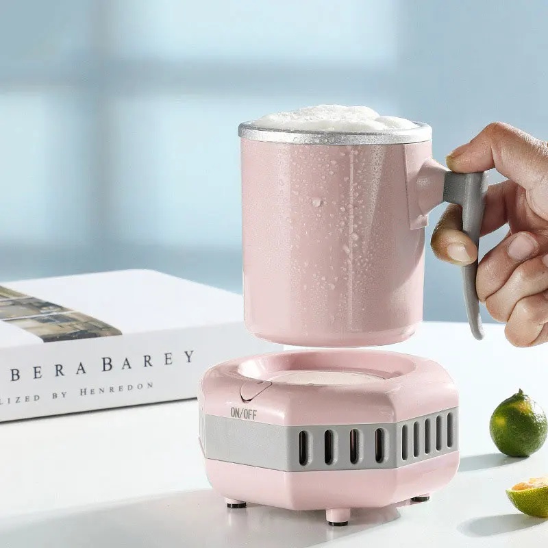 Smart Beverage Cooler Cup Fast Cooler Electric Cooling Mug Mini Desktop Refrigerator for Cola Wine Portable