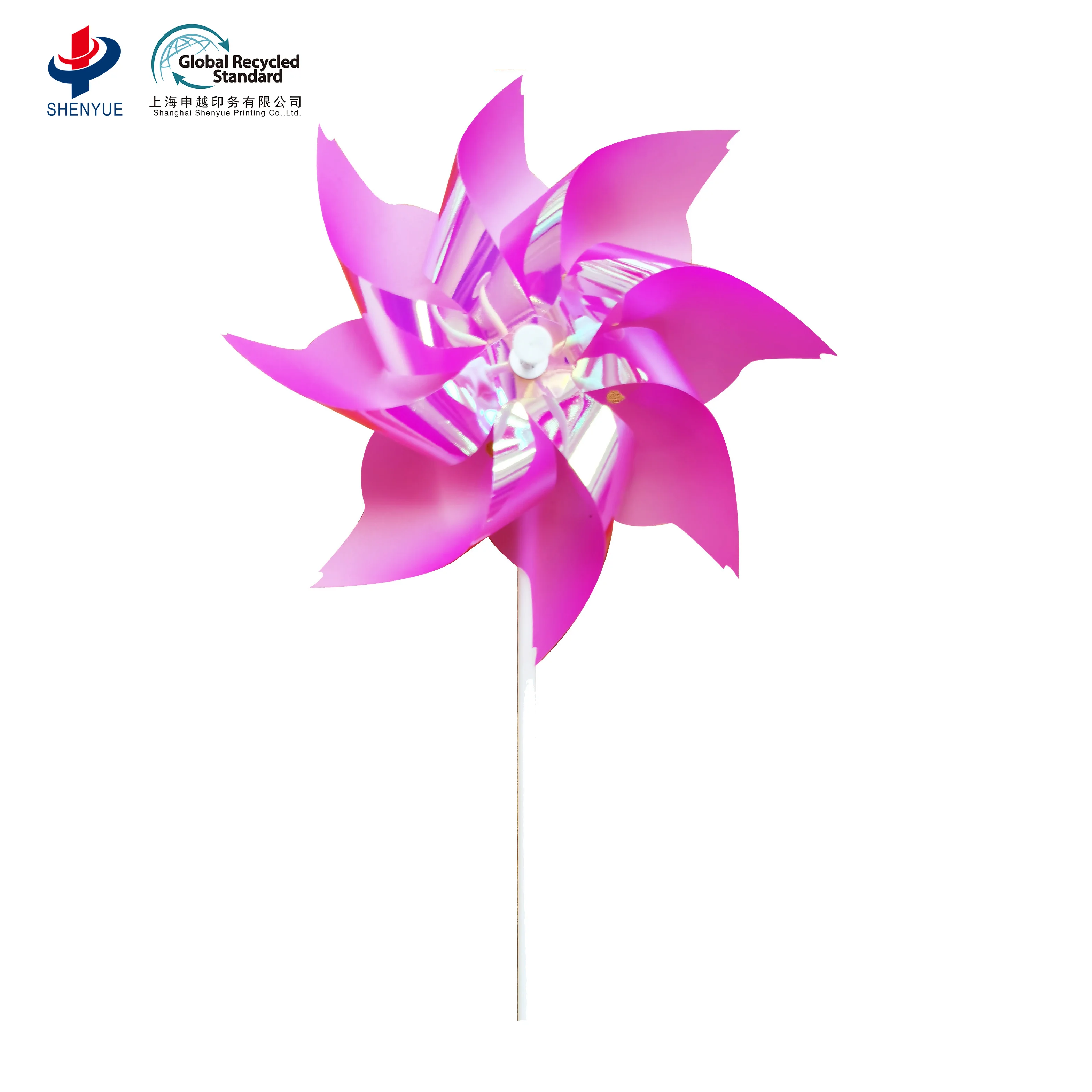 Настраиваемая пластиковая многоцветная игрушка для сада, птиц, пугающих детей, забавная игрушка windemill, переработанная ветряная мельница