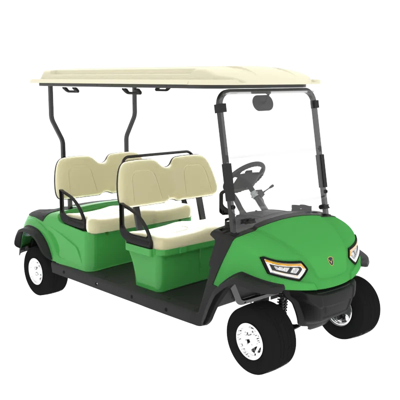 Высококачественная электрическая тележка для гольфа на 4 сиденья, лидер продаж, с литиевой батареей/Троян