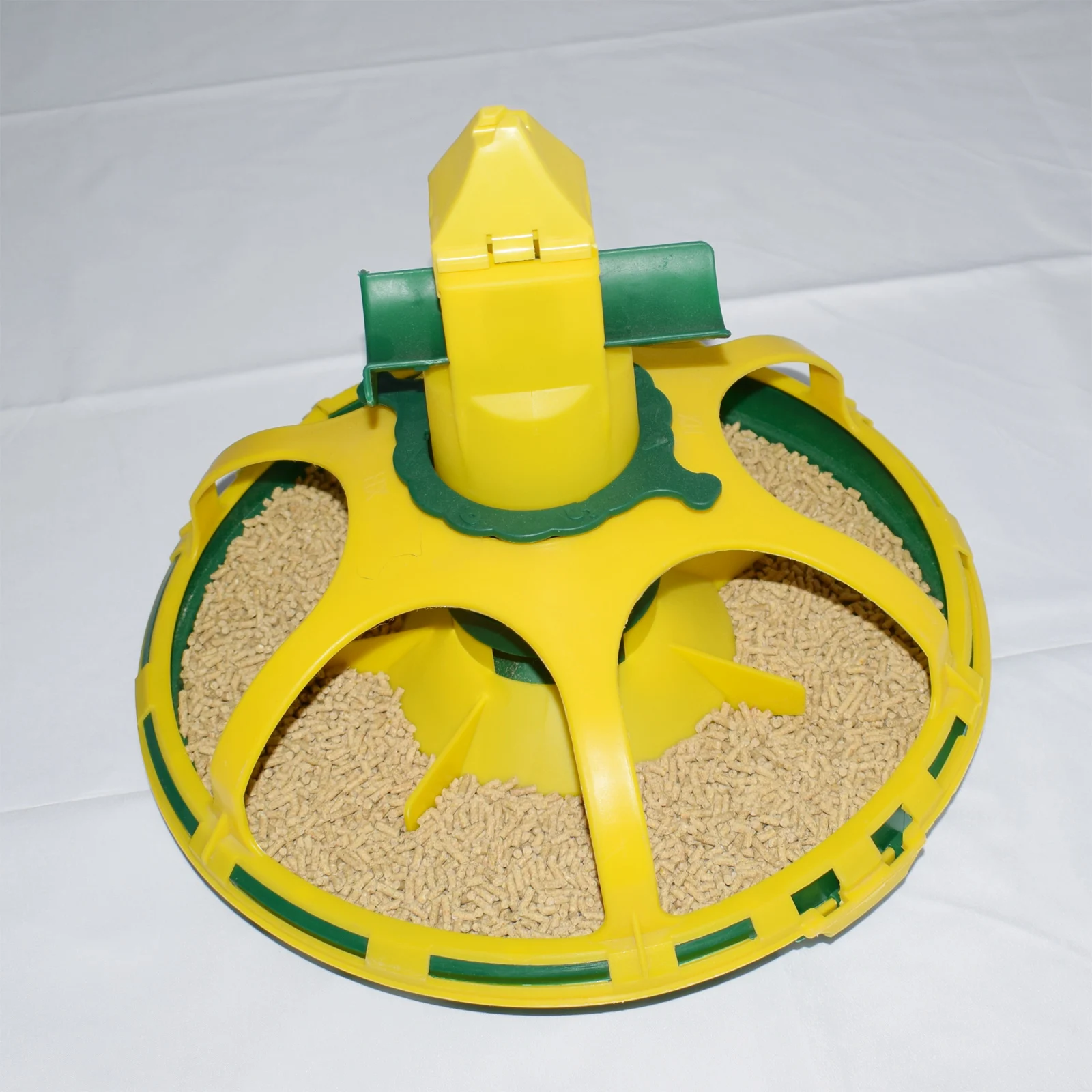 poultry broiler farming equipment chicken feeder animal automatic pan feeding system for broiler farm