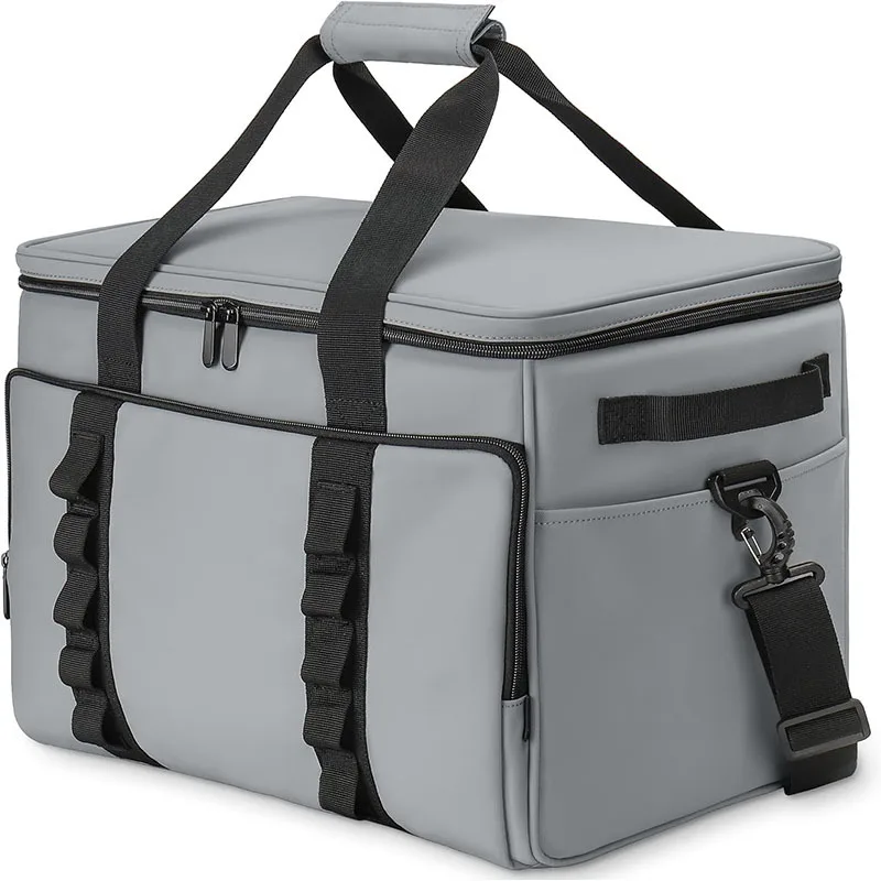2025 Good Quality Adult 600D Oxford Nylon Cooler Bag Leakproof PEVA Insulated Thermal Shoulder Aluminum Foil Cool Packaging