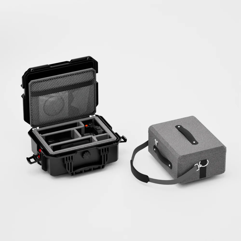 GLARY professional camera bag storage case waterproof protective camera hard case with soft bag high quality box case for camera
