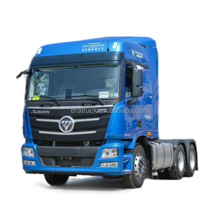 Известный китайский бренд новый трактор Foton Auman ручной левый привод 600 л дизельное топливо GTL 6x4 тягач грузовик евро 5 для продажи