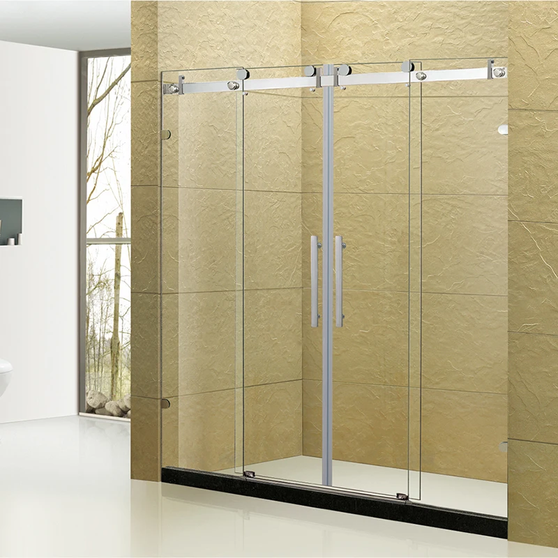 Tempered glass swing bathroom shower door/Bath screen