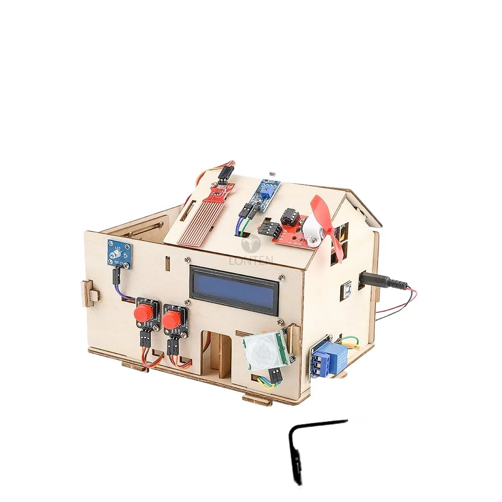 Lonten custom Smart Home Kit for Arduinos Starter Electronic Learning Kit Remote Control House DIY Project STEM Programming