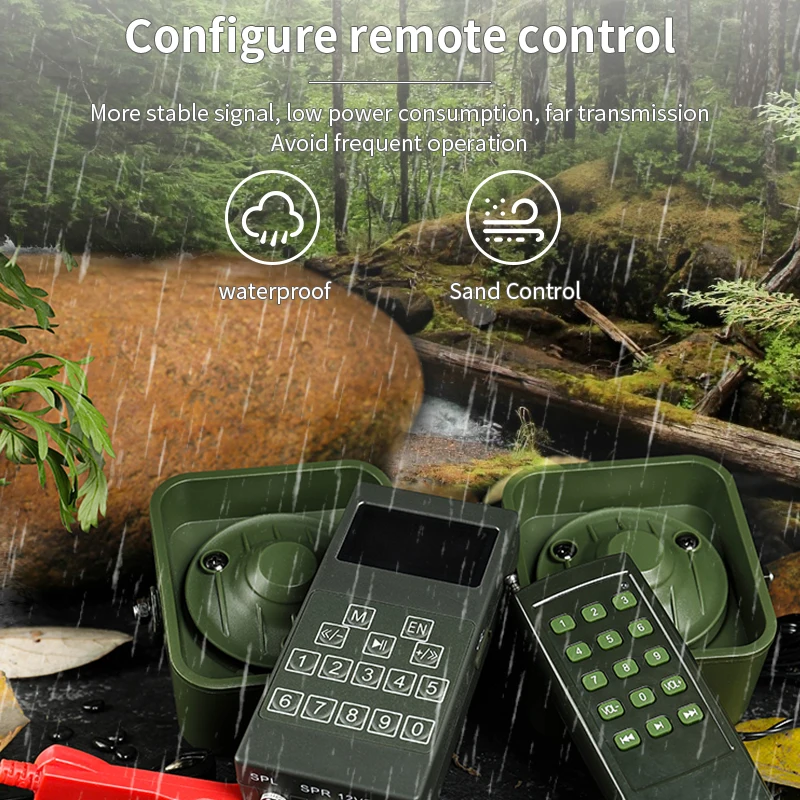 High Quality Electronic Animal Repellant Bird Sound Speaker Electronic Bird Call Device Mp3 Hunting Player for Hunting