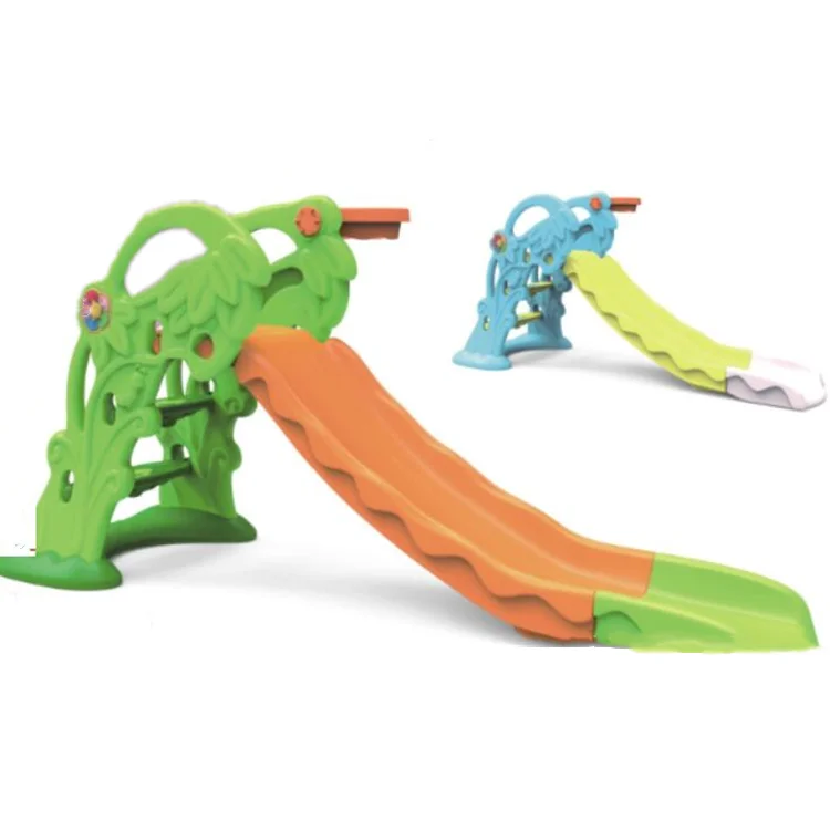 Freestanding Easy setup children plastic slide Sturdy Anti-slip children home playing slide indoor home slide toys for children