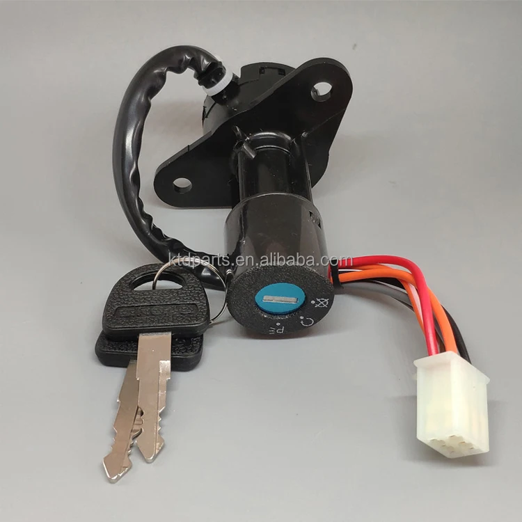 KTD Wholesale GS125 Motorcycle Ignition Lock Key Switch With 4 6 Wires For South America Market
