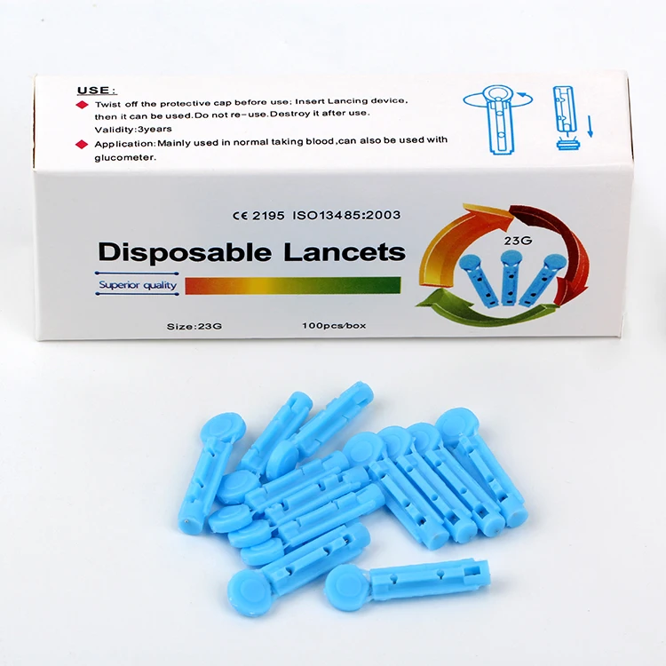 Hospital use pan sangr disposable sterile blood lancet