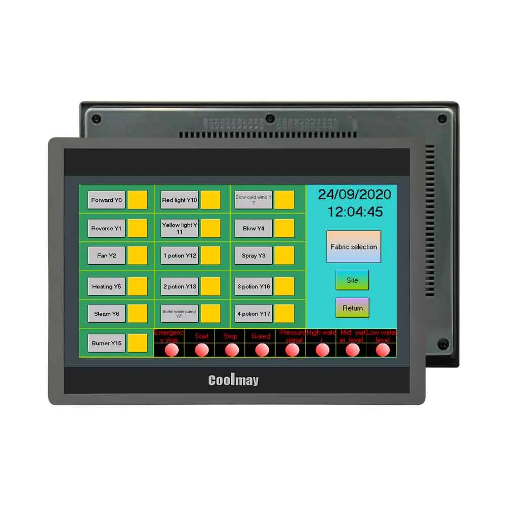 10 Inch 32 bit CPU HMI Control Panel 4-Wire Resistive Panel mView Software
