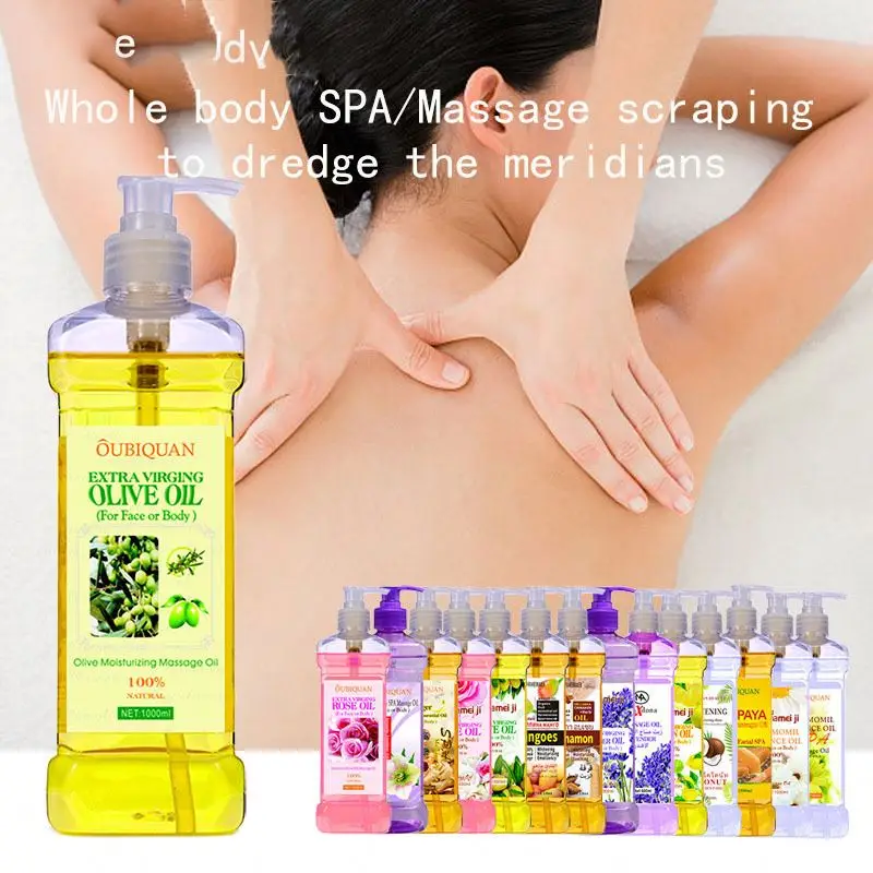 Hot Selling 500ml Moisturizing Plant Essential Oil For Open Back Scraping, Massage And