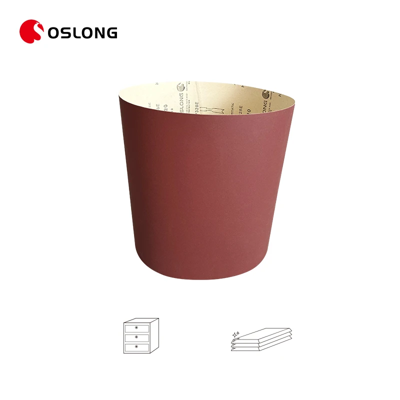Oslong Aluminum Oxide Red Sandpaper Polishing Metal Sanding Belts