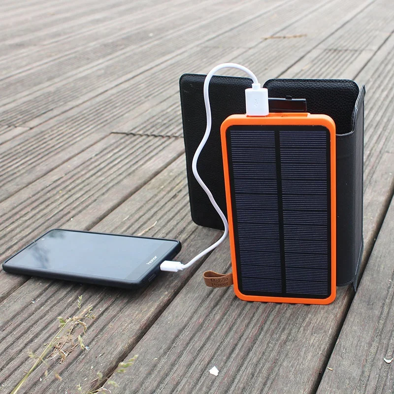 Factory Direct Sale 15W hand-held USB foldable solar panel portable mobile phone charger folding solar panel For Camping