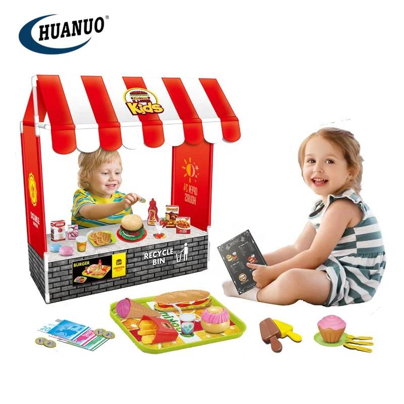 Kids juguete new style 150pcs diy house canteen shop food set kitchen toys pretend play children toy