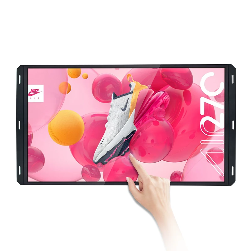 10.1 13.3 15.6 21.5 32 40 55 65 inch open frame touch screen panel ips lcd advertising display