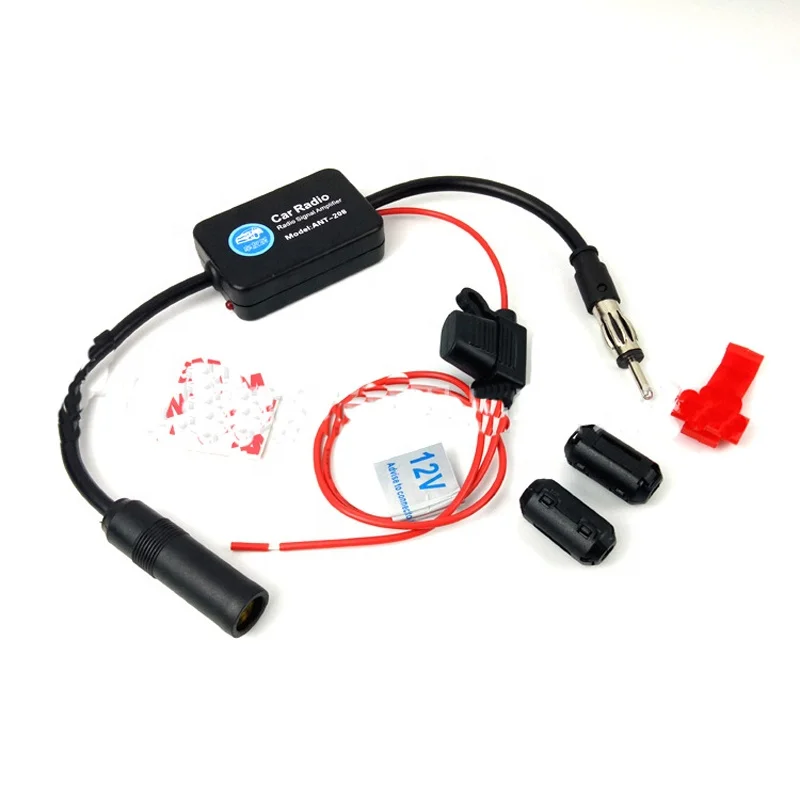Универсальный усилитель сигнала 12 в AM FM автомобильная антенна радио с шумовым фильтром кольцо для морского автомобиля лодки грузовика