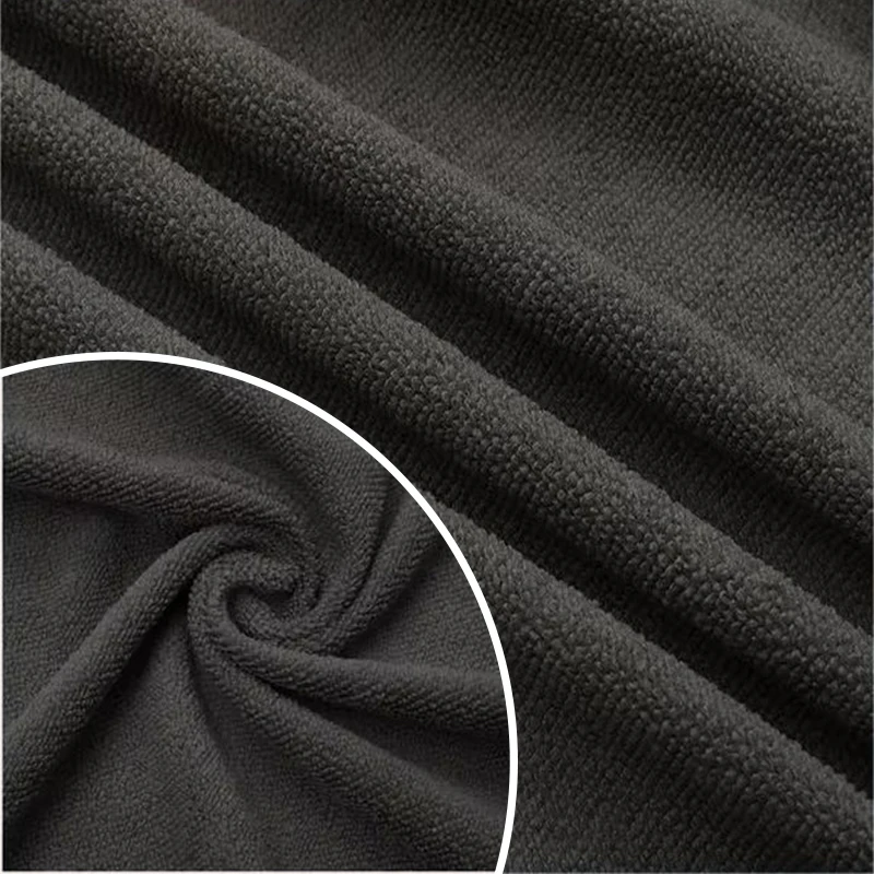 Absorbent Quick Dry Microfiber Cloth Fabric 280g Polyester Brocade Terry Cloth