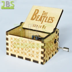 Деревянная музыкальная шкатулка с гравировкой, деревянная музыкальная шкатулка для подарка