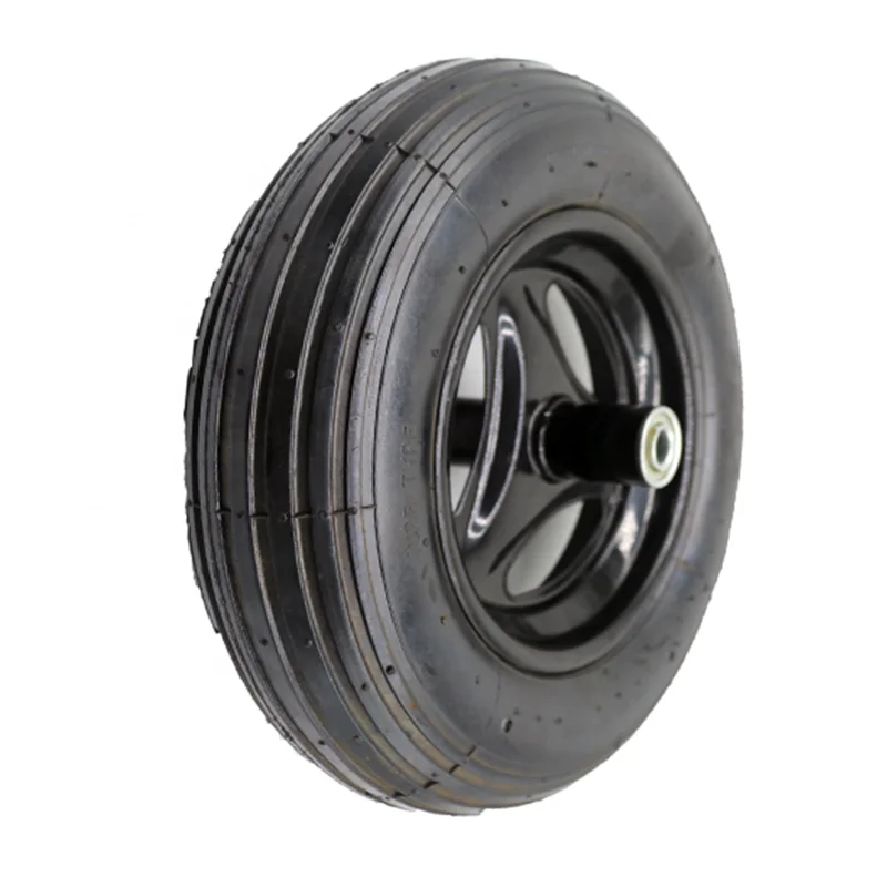 4.80/4.00-8, 3.50-8 High quality rubber wheel with steel wheel rim for wheelbarrow, hand cart,wagon, trolley