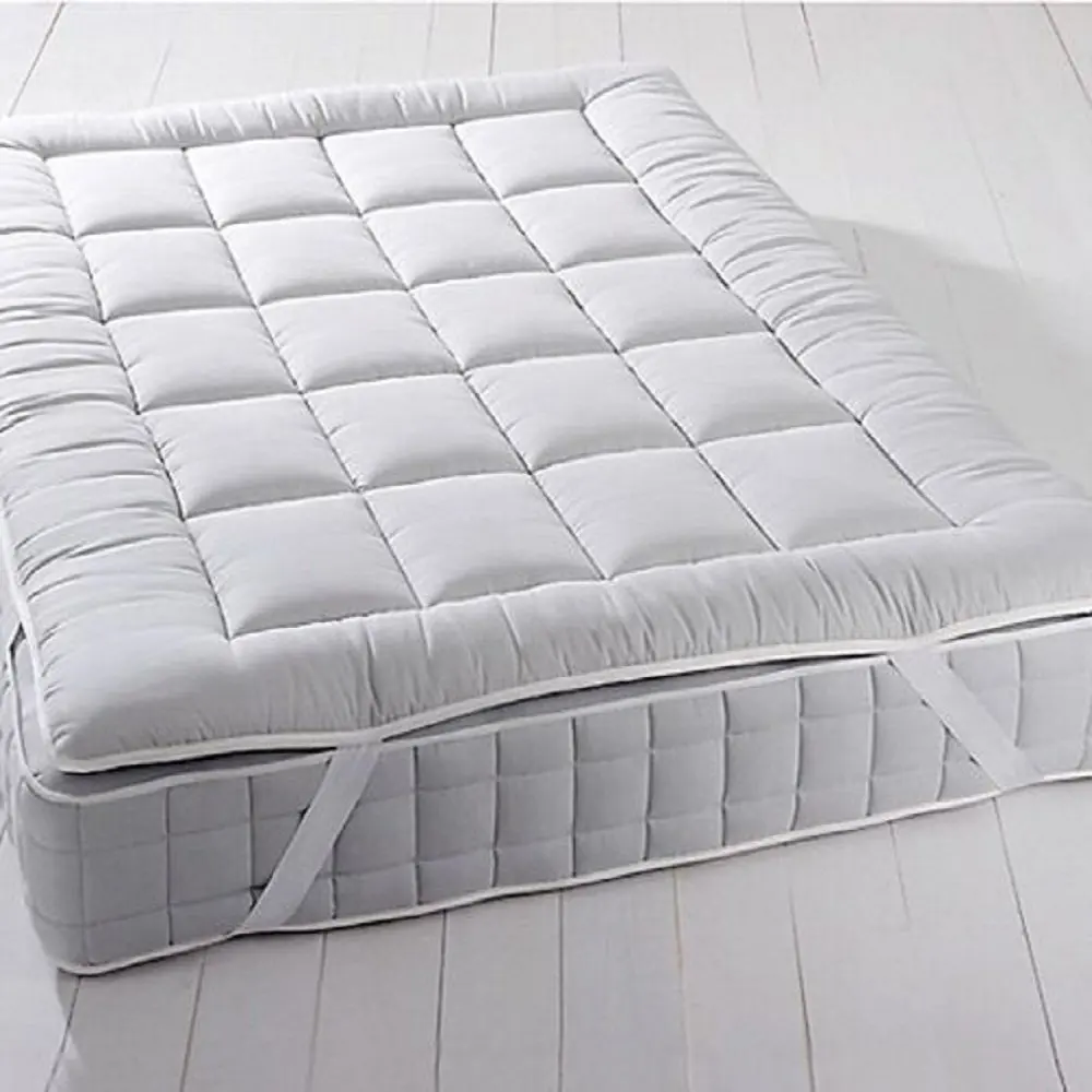 baffle style patchwork feather mattress topper memory foam mattress topper