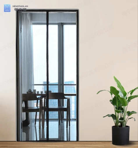 Customizable Black Magnetic Door Window Screen Accessories Anti Mosquito Polyester Netting