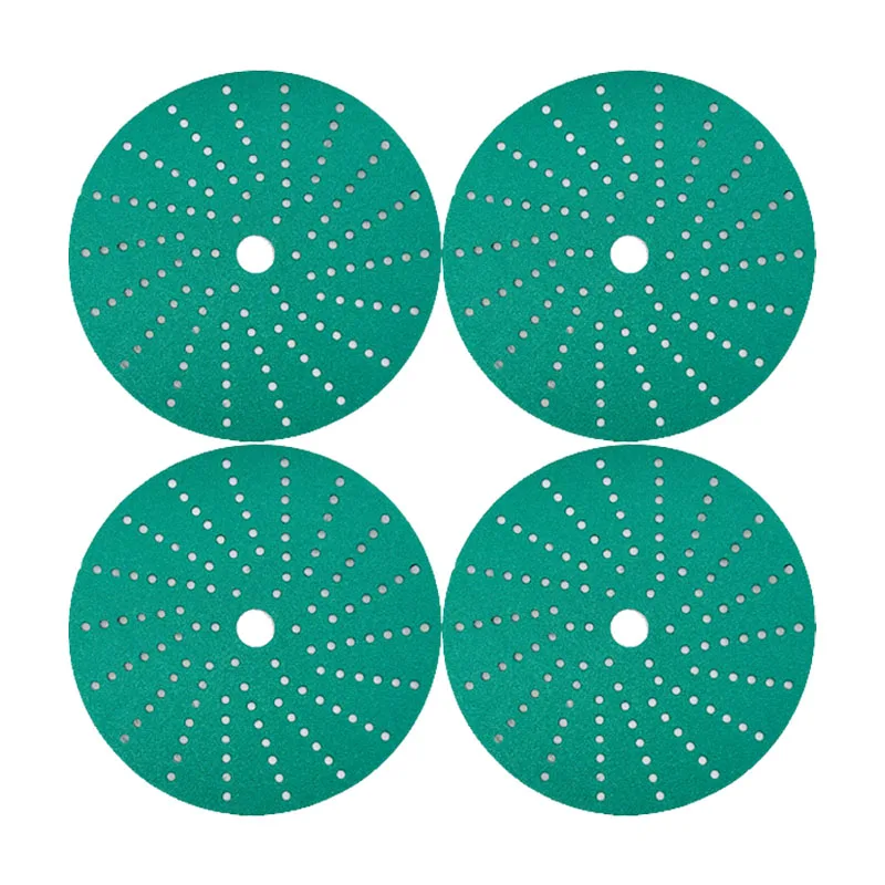 Factory direct multi hole purple sandpaper sheet 6 inch self-adhesive flocking sandpaper abrasive sandpaper for wood