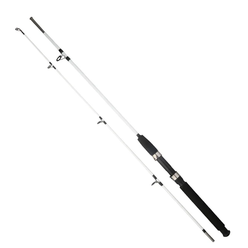 1.8m 2.1m 2.4m Carbon Telescopic Spinning two sections Fishing Rod Fast Slow Action for Carp in Fiberglass Lake Fishing