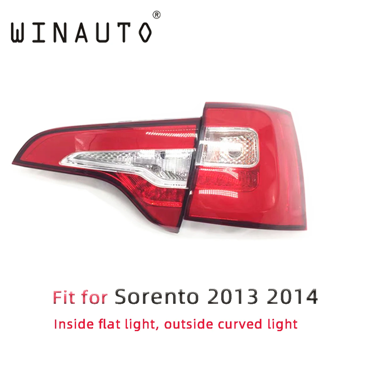 Задние фары WINAUTO, задние фары в сборе для Kia Sorento 2013-2014, светодиодные задние фары