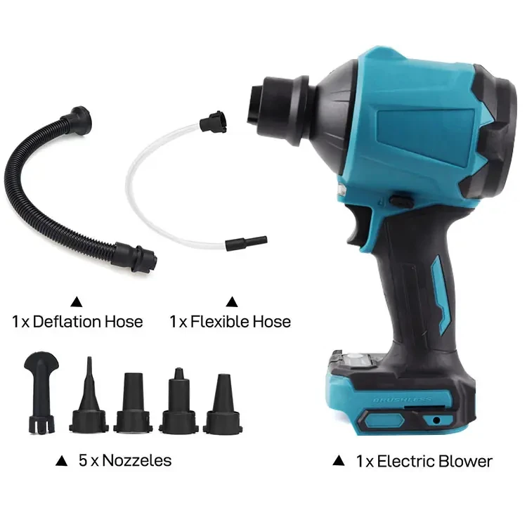 21V Portable Handheld Wireless Leaf Vacuum Blower Industrial & DIY Grade Cordless Battery Machine for Garden Care