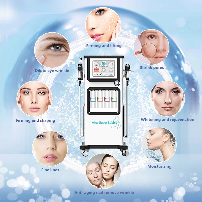Goodway Peeling Facial Hydrogen Facial Small Bubble Dermabrasion Hydra Aqua Machine hydro dermabrasion facial machine