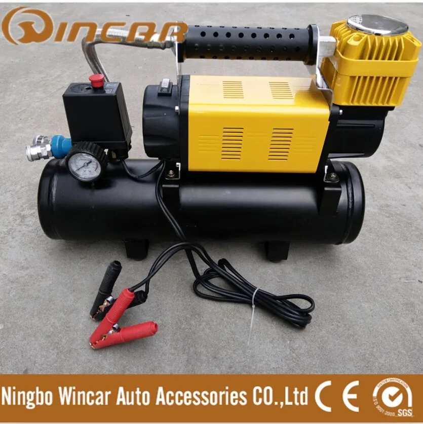 Auto 12v Mini Air Compressor 200psi With 8 Liter Tank