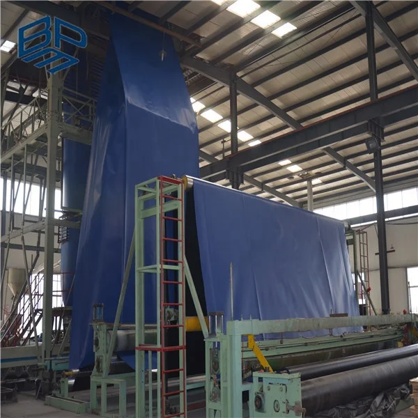 
2mm Blue HDPE Polyethylene Geomembrane Film Sheet Blue Pond Liner 