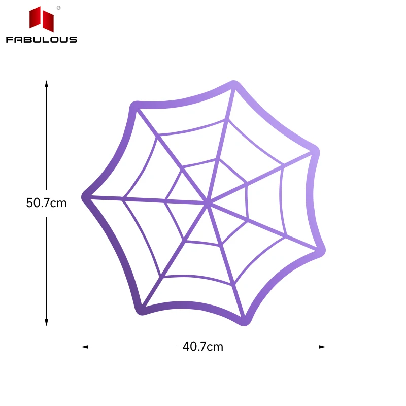 FABULOUS Tiktok popular black frame mirror printing 3d acrylic cartoon sticker decorative mirror